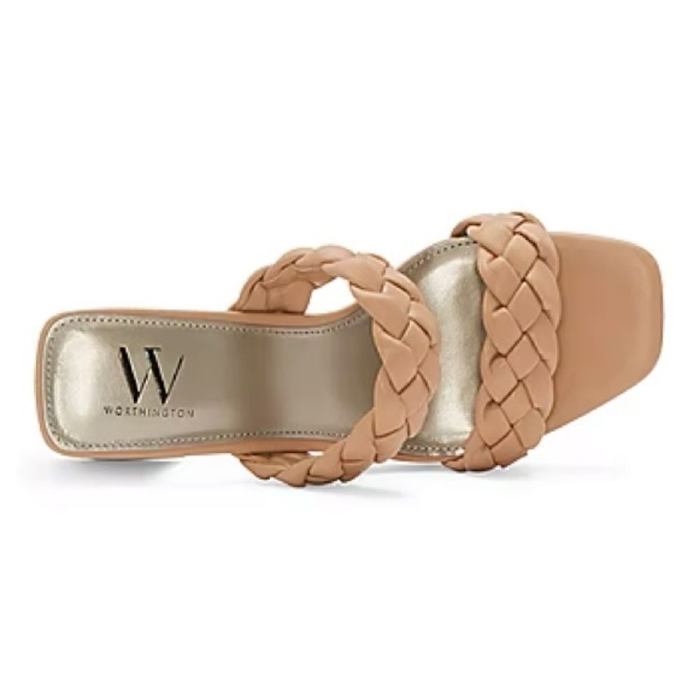 NWT Women's Heeled Sandals – Stylish Comfort (Size 7.5) - Picture 4 of 5